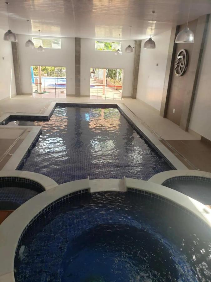 Agradavel Flat - Cavalinho Branco - Aguas De Lindoia Apartment Bagian luar foto