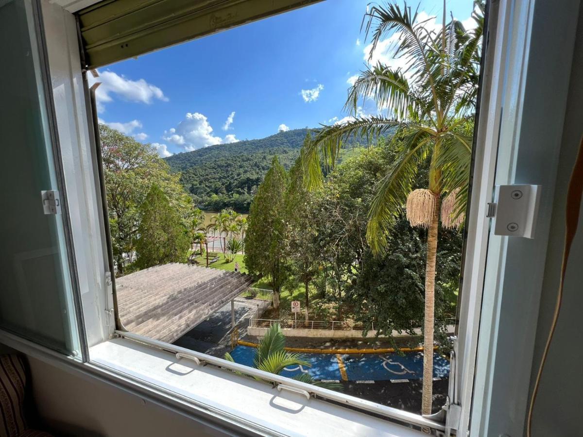 Agradavel Flat - Cavalinho Branco - Aguas De Lindoia Apartment Bagian luar foto